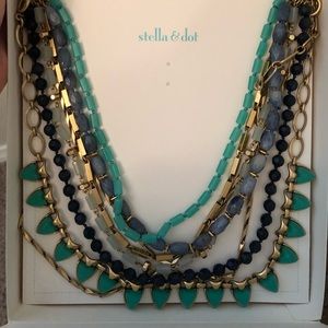 Stella and Dot green Sutton Stone necklace